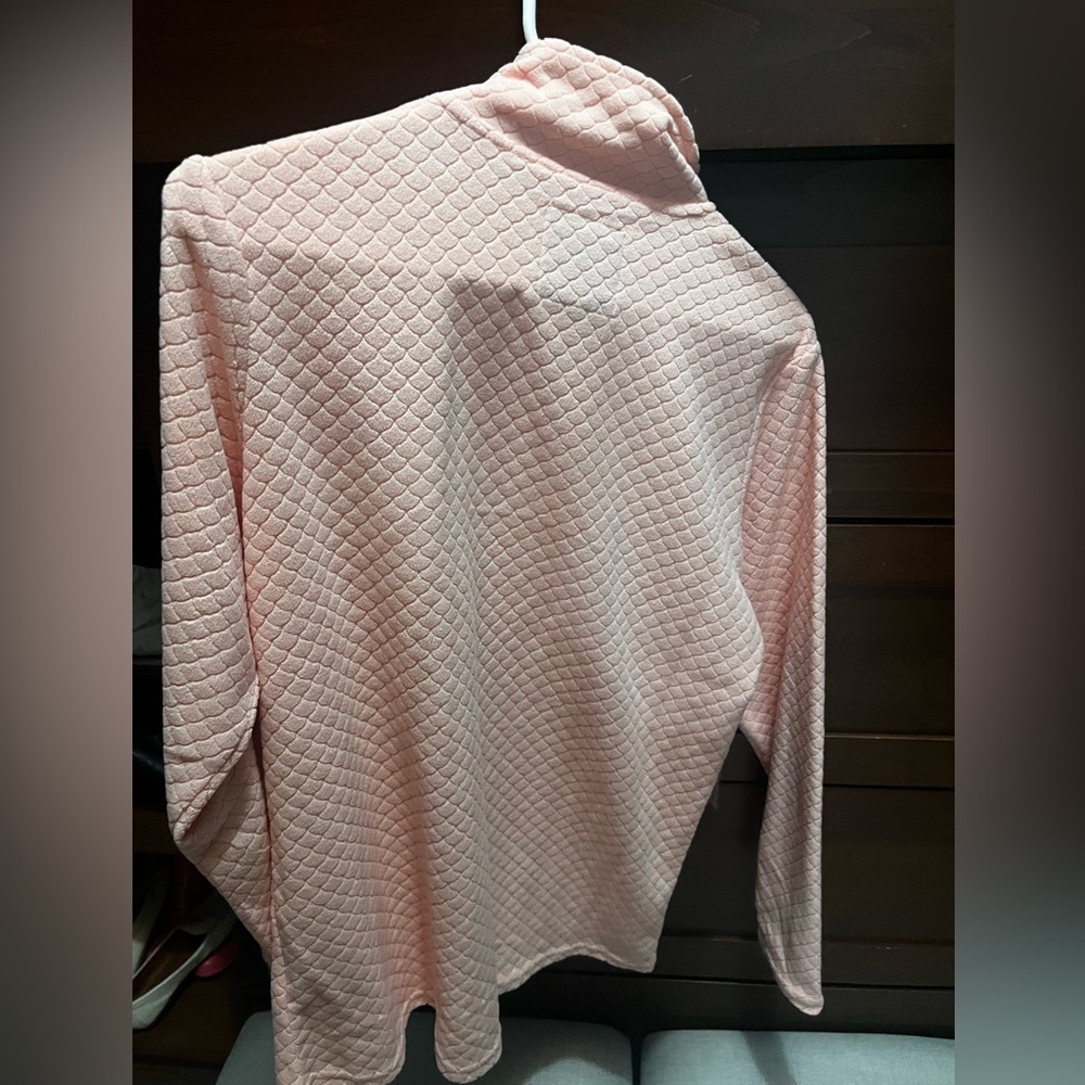 NWT Simple Souther Pink Pullover half zip
